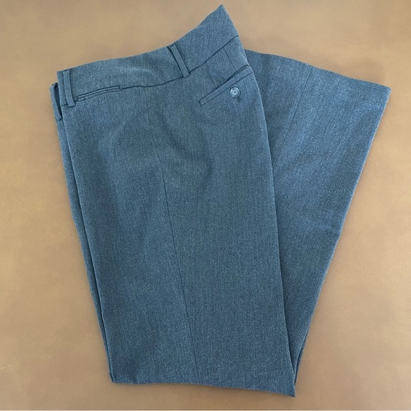 Ann Taylor Loft Gray Julie Trouser Pants Size 6 - Picture 2 of 13